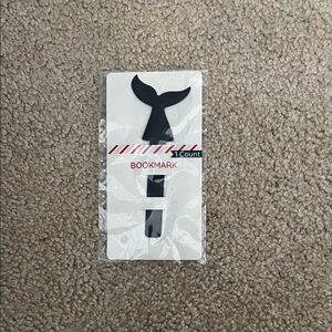 Black Whale Tail Bookmark